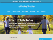Tablet Screenshot of addiction.org.uk